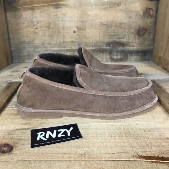 L.L. Bean Shearling Lined Leather Comfort Slipper